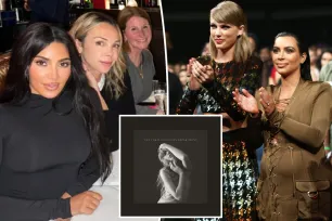 Kim Kardashian appears unbothered with pals after Taylor Swift’s ‘TTPD’ diss track