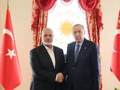 Turkey's Erdogan Meets Hamas Chief In Istanbul, Israel Reacts