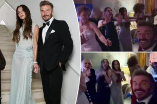 Spice Girls reunite to perform ‘Stop’ at Victoria Beckham’s 50th birthday bash