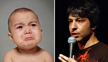 Arj Barker asks woman to 'take this baby outside' at show, sparks backlash