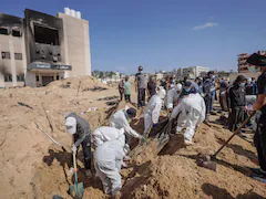 "Mass Grave": Dozens Of Bodies Found Under Gaza Hospital Raided By Israel