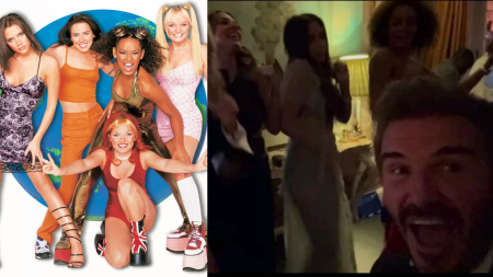 Spice Girls reunite for Victoria Beckham’s 50th birthday bash, dance to ‘Stop’; David Beckham captures iconic moment