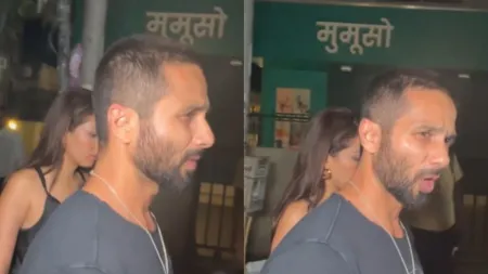 Shahid Kapoor gets angry at paps as they crowd around him, wife Mira Rajput: ‘Behave yourself guys’