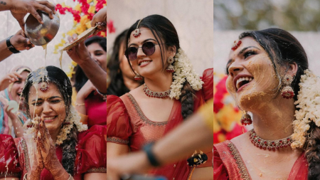 Inside Aparna Das and Deepak Parambol’s haldi ceremony