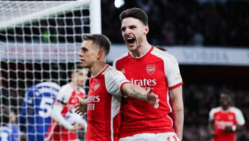 Football: Arsenal thrash Chelsea 5-0 to move three points clear at top of English Premier League