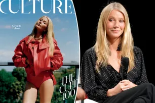 Gwyneth Paltrow goes pantsless in nearly $8K red-hot leather look