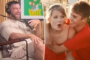 Travis Kelce hilariously reacts to Taylor Swift and Justin Bieber’s 2012 ‘Punk’d’ episode