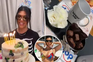 Kourtney Kardashian enjoys 45th birthday breakfast at IHOP after hitting back at body shamer