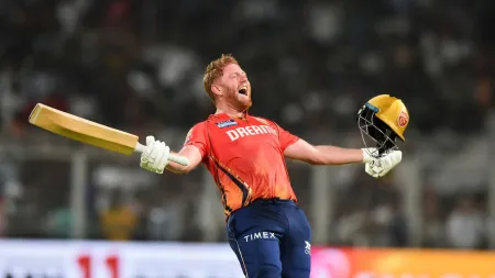 Jonny Bairstow’s century out-muscles KKR’s 261 as Punjab complete record chase