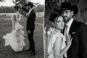 Nick Viall and fiancée Natalie Joy host ‘country chic’ welcome party to kick off wedding weekend