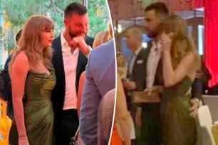 Travis Kelce grabs Taylor Swift’s backside during ‘affectionate’ gala outing