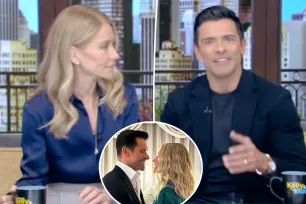 Mark Consuelos tells wife Kelly Ripa he kissed another woman in Italy: ‘It was passionate’