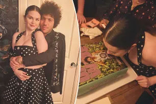 Selena Gomez takes a bite of boyfriend Benny Blanco’s cake in suggestive photo