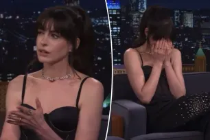 Anne Hathaway’s ‘Tonight Show’ interview takes cringey turn after audience reacts in silence to her question