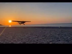 Video: Small Plane's Emergency Landing On US Beach