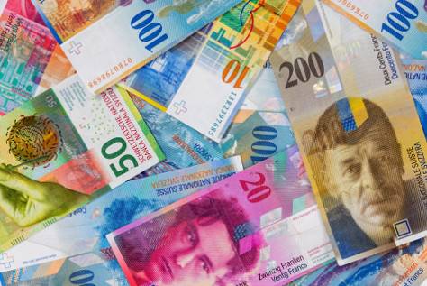 Franc is best performing major currency after Swiss data