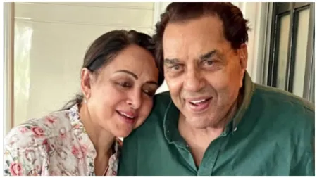 Hema Malini shares loved-up photo with Dharmendra on wedding anniversary: ’44 years of togetherness, what more can I ask for?’