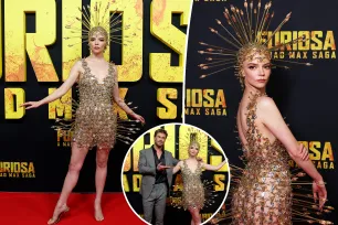 Anya Taylor-Joy is a walking weapon at ‘Furiosa: A Mad Max Saga’ premiere in spear-covered couture