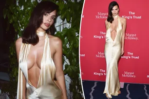 Emily Ratajkowski sizzles in dangerously low-cut dress at King’s Trust Gala 2024: ‘I’d be scared to move’