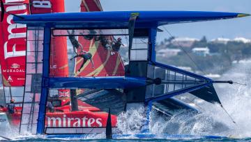 SailGP: Watch: US sailors tumble out of boat during frightening capsize in Bermuda