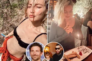 ‘Grateful’ Gigi Hadid posts photos from secret Carmel trip with Bradley Cooper, Taylor Swift, Travis Kelce