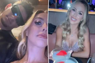 Patrick and Brittany Mahomes seen ‘canoodling’ and ‘kissing’ while partying for 2024 Miami Grand Prix at hotspot