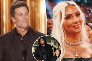 Kim Kardashian reacts to Tom Brady’s savage Kanye West diss after getting booed during roast