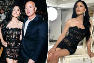 Lauren Sánchez is a ‘smokeshow’ in sheer corset dress at pre-Met Gala party with Jeff Bezos