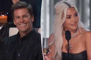 Kim Kardashian savagely booed at Tom Brady Netflix roast by wild crowd: ‘Whoa, whoa, whoa’