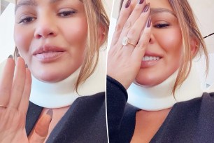 Chrissy Teigen explains why she skipped 2024 Met Gala after neck brace sparks concern