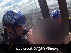 Video Shows Dramatic Rescue Of Woman On Ledge Of 54-Storey Building In New York