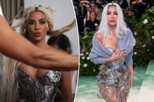 Kim Kardashian struggles to breathe in impossibly tiny Met Gala 2024 corset dress: ‘It’s an art form’