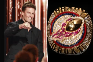 Tom Brady’s ruby-studded championship ring from Netflix roast is worth a whopping $40K