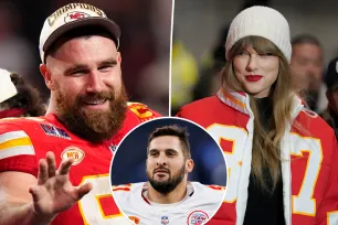 James Winchester says teammate Travis Kelce was ‘smiling and blushing’ when Taylor Swift attended first game