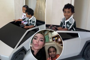 Kris Jenner gifts Kim Kardashian’s son Psalm a $1,500 toy Tesla Cybertruck for 5th birthday