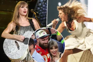 Taylor Swift gives sweet nod to Travis Kelce while performing ‘So High School’ during Eras Tour return in Paris