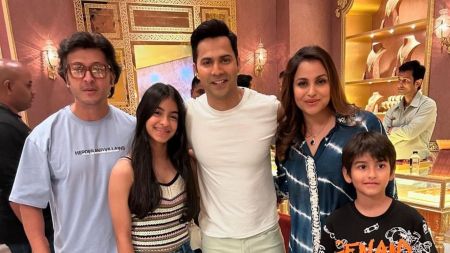 Varun Dhawan shoots with Gurdip Punjj for Sunny Sanskari Ki Tulsi Kumari. See pics