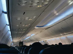 US Woman Climbs Into Overhead Bin Of Plane For Nap, Internet Shocked