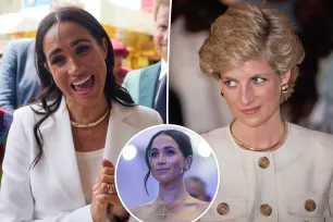 Meghan Markle pays homage to Princess Diana with necklaces on Nigeria trip