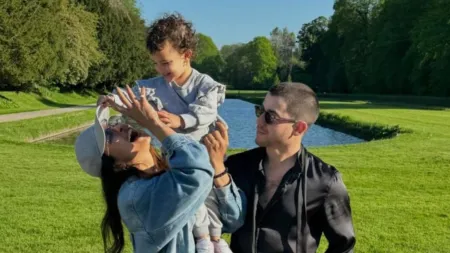 Priyanka Chopra calls husband Nick Jonas and daughter Malti Marie her ‘angels’ as they spend quality time in Dublin. See 