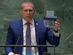 Watch: Angry Israel Envoy Shreds UN Charter After Palestine Membership Vote