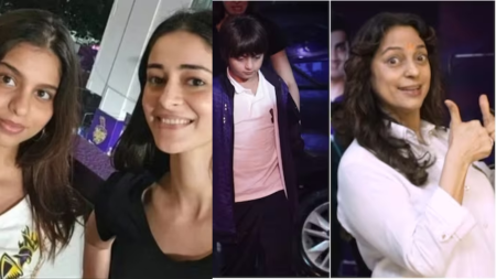 Suhana Khan, AbRam, Ananya Panday cheer for KKR at Eden Gardens match: ‘When we have their support, aur kya chahiye?’