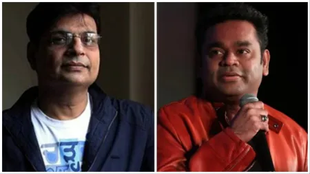 AR Rahman locked Irshad Kamil in until he penned lyrics for Amar Singh Chamkila, accepts ‘intimidating’ him: ‘What he writes in 10 mins is better’