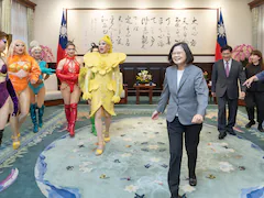 Taiwanese Drag Queen Gives Unique Farewell To President Tsai Ing-wen