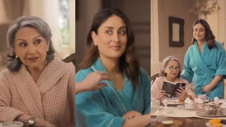 Kareena Kapoor and Sharmila Tagore dance around the Pataudi Palace in rare collaboration for an ad. Watch here