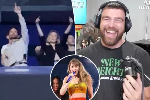 Travis Kelce gushes over ‘amazing’ Bradley Cooper, Gigi Hadid after dancing at Taylor Swift’s Paris show