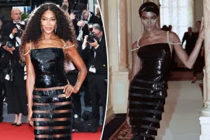 Naomi Campbell brings back 1996 Chanel gown she debuted on the runway at Cannes Film Festival 2024