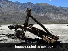 Careless Driver Destroys Historic Death Valley Tower While Using It To Pull Vehicle From Mud