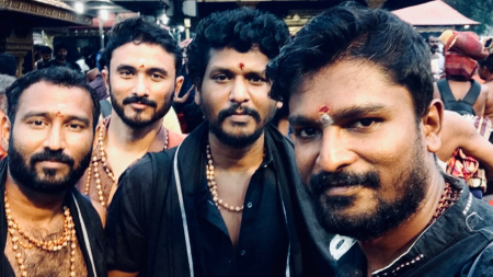 Lokesh Kanagaraj, Rathna Kumar and ‘Gangster Squad’ visit Sabarimala temple ahead of Coolie shoot. See pic