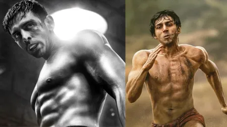 Chandu Champion: Kartik Aaryan’s ripped look with just 7 per cent body impresses director Kabir Khan